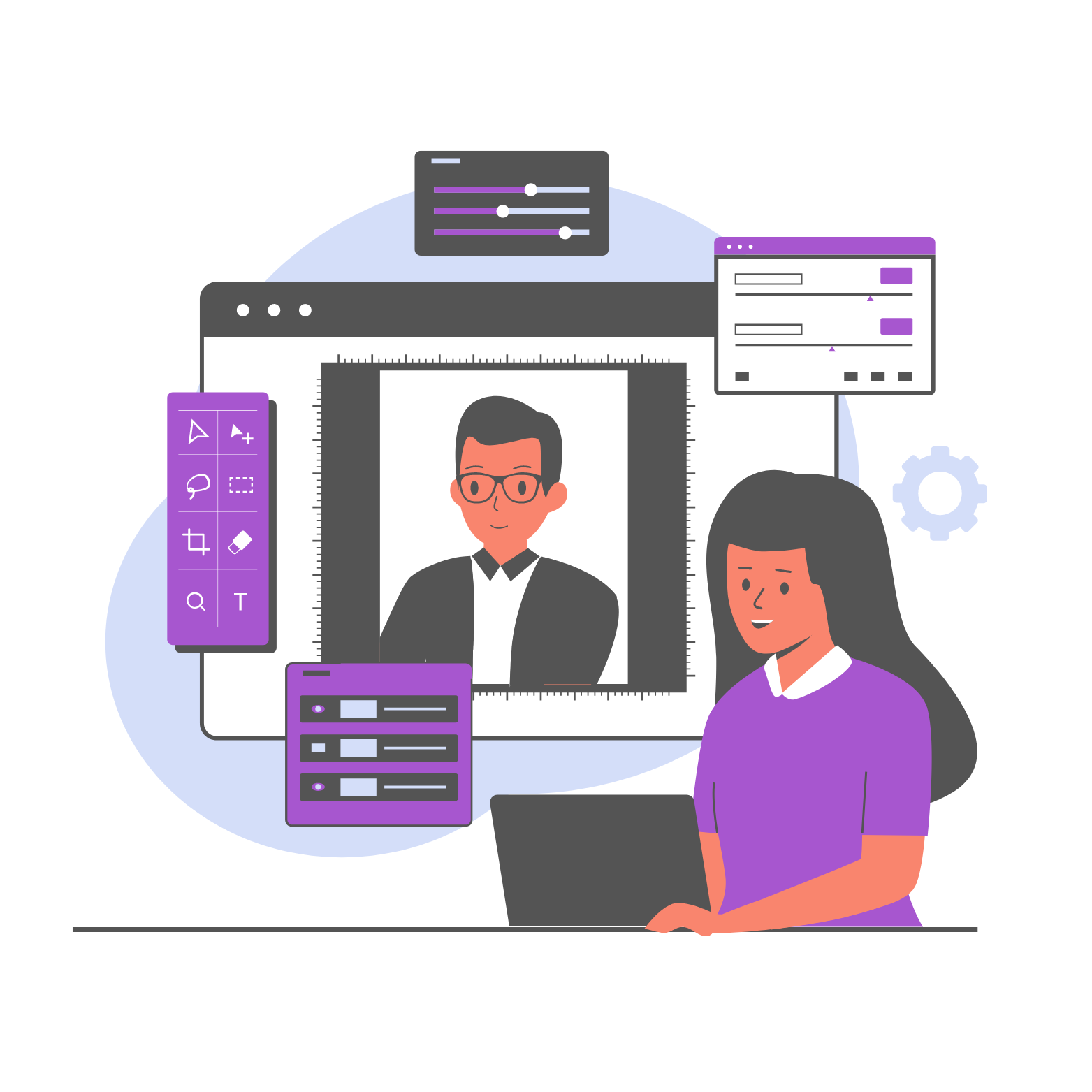 <span style="color:#9B3575">Video Editing   --></span>
