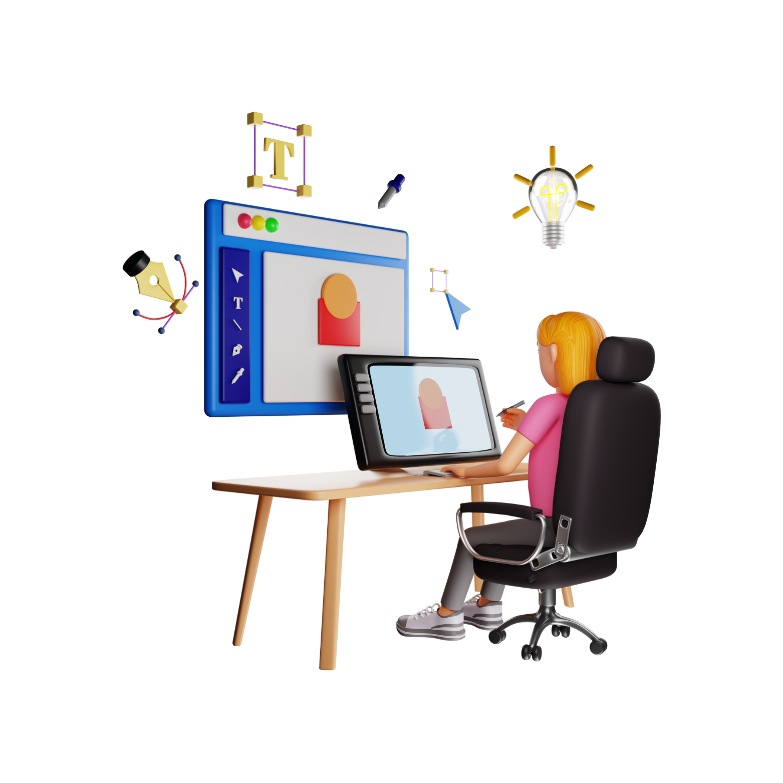 <span style="color:#9B3575">Graphic Design   --></span>